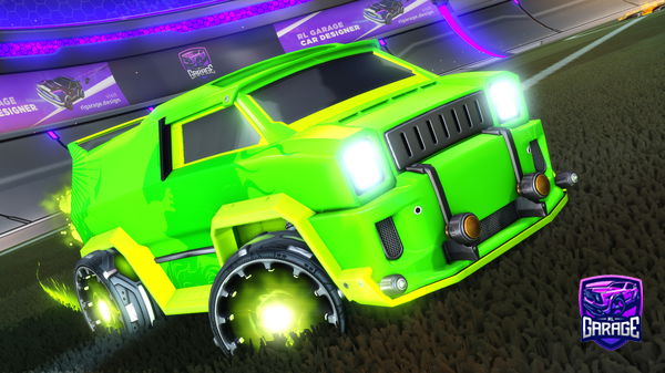 A Rocket League car design from ZeusBEE