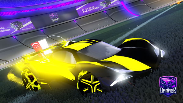 A Rocket League car design from R280