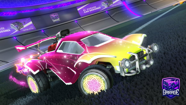 A Rocket League car design from H0TP0T
