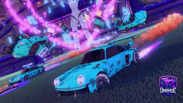 A Rocket League car design from ReP3te3988