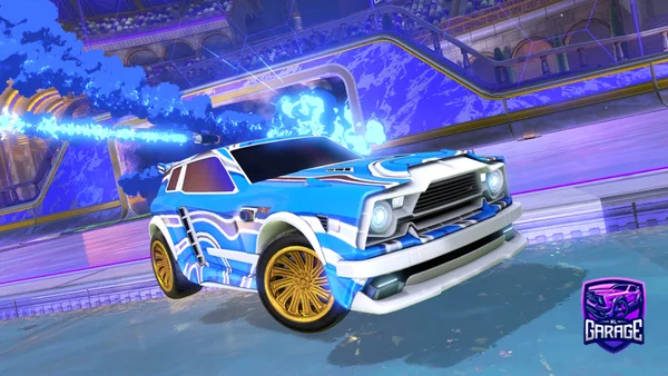 A Rocket League car design from Mushroom383