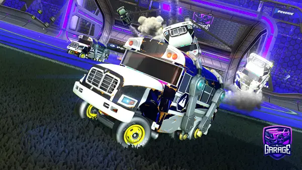 A Rocket League car design from Dropshotiux