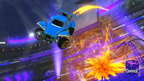 A Rocket League car design from Wxffle