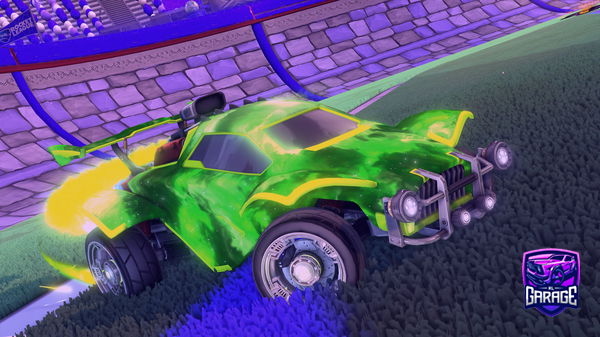 A Rocket League car design from LiamLFH76