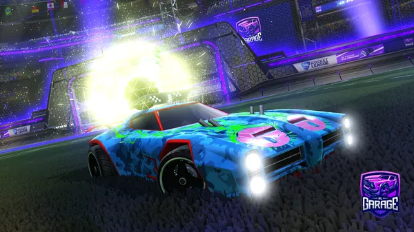 A Rocket League car design from Tripplestrxke540