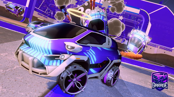 A Rocket League car design from ZizTo