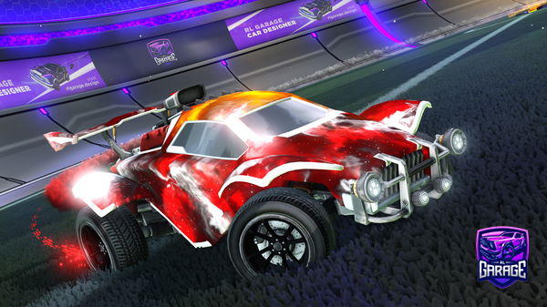 A Rocket League car design from PoppleRL