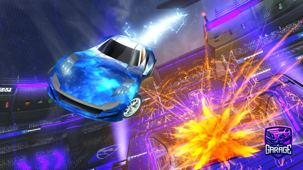 A Rocket League car design from Giasone17