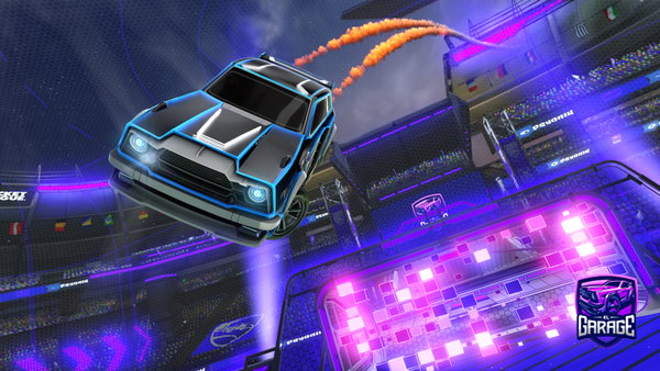 A Rocket League car design from Joz123