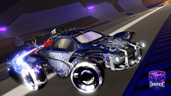 A Rocket League car design from boooooooiii