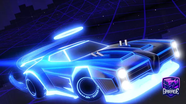 A Rocket League car design from ChevyRL