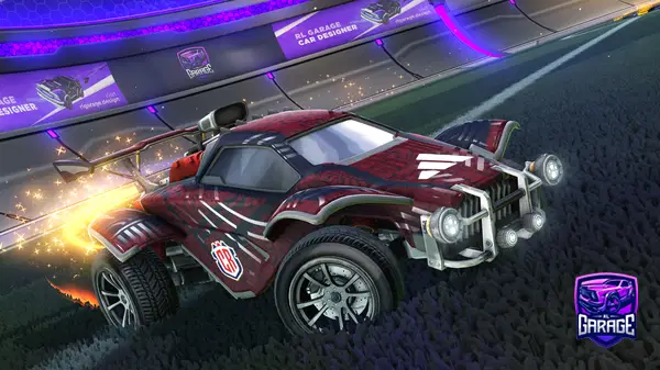 A Rocket League car design from Codeman5