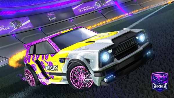 A Rocket League car design from Mnotho