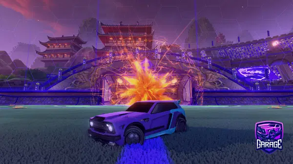 A Rocket League car design from FoxGamingXD