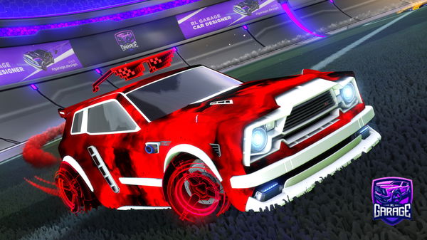 A Rocket League car design from Dragons2616431