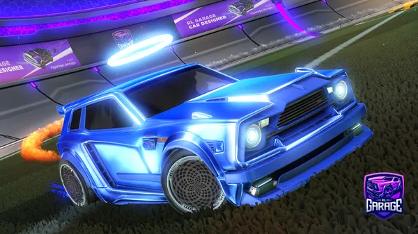A Rocket League car design from GalaxyVerse