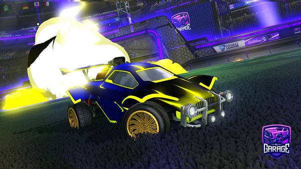 A Rocket League car design from SpectralE001