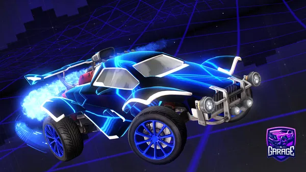 A Rocket League car design from santan