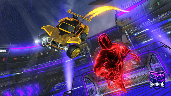 A Rocket League car design from Mari1us