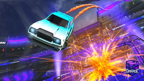 A Rocket League car design from Gamegather