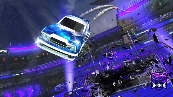 A Rocket League car design from Nummeruno