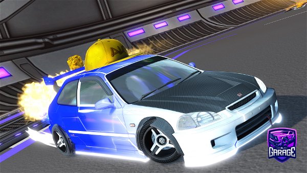 A Rocket League car design from Anime-King