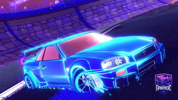 A Rocket League car design from AwesomeLynk2