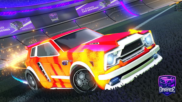 A Rocket League car design from The_Kinou