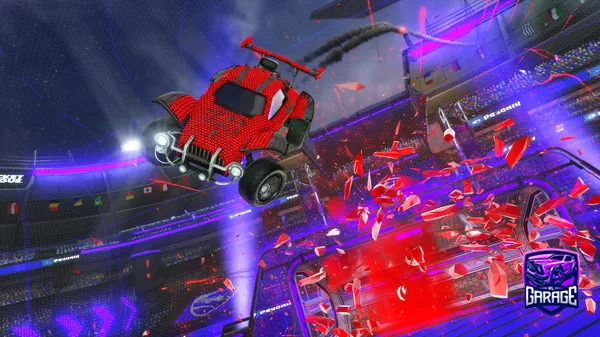 A Rocket League car design from howak