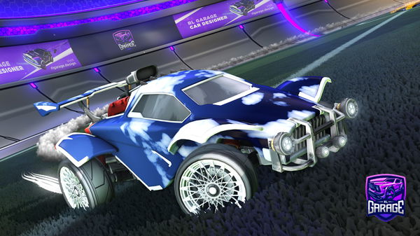 A Rocket League car design from PSN___CkrypticHP