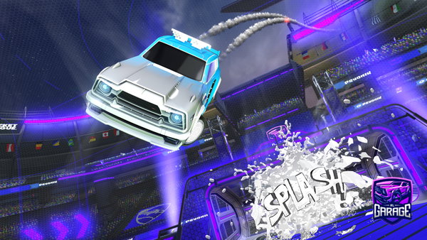 A Rocket League car design from smurfling