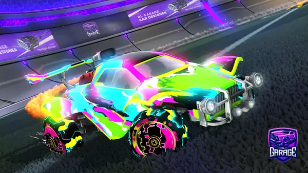 A Rocket League car design from Nixk301