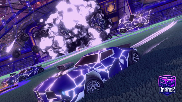 A Rocket League car design from bappleton