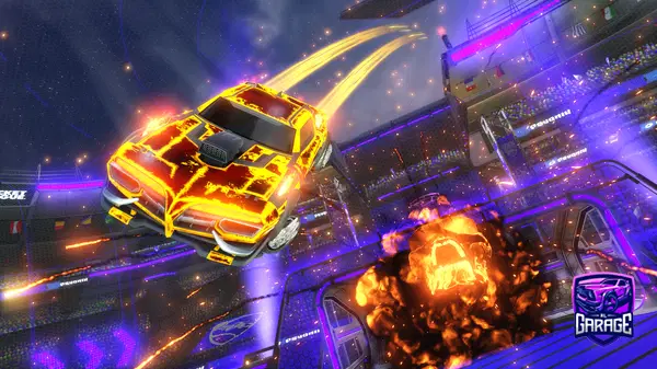 A Rocket League car design from animeexofi