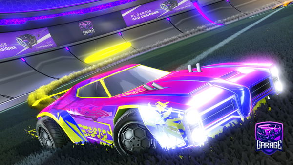 A Rocket League car design from Naoum