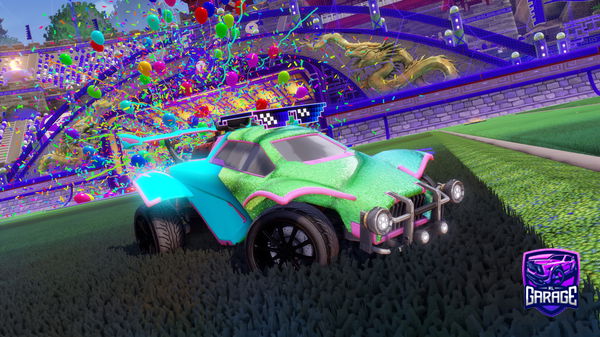 A Rocket League car design from sxzuko