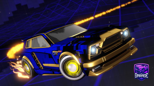 A Rocket League car design from bos3r