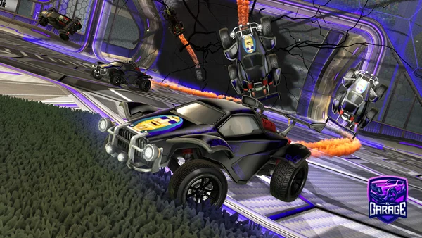 A Rocket League car design from Inux