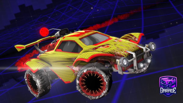 A Rocket League car design from chxrryy