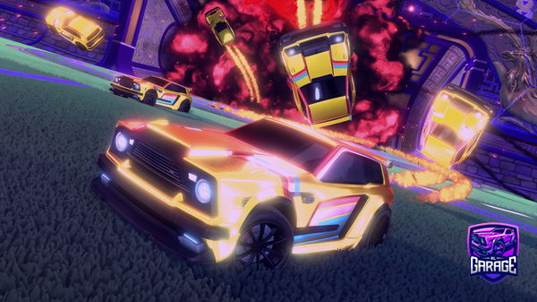 A Rocket League car design from Vandalinho