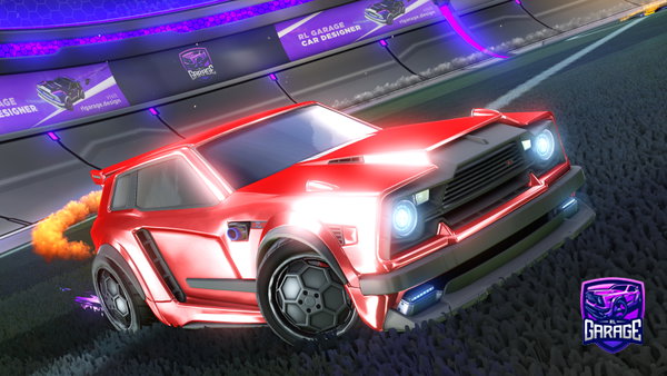 A Rocket League car design from T3cno17