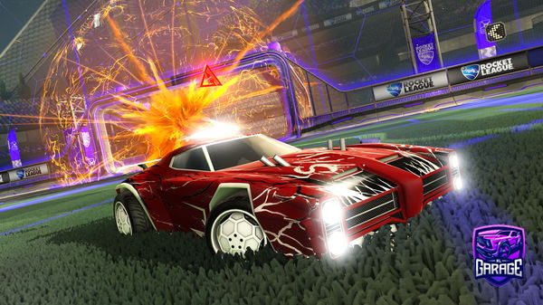 A Rocket League car design from CullahBlind666