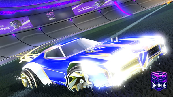 A Rocket League car design from BAZOOKA133