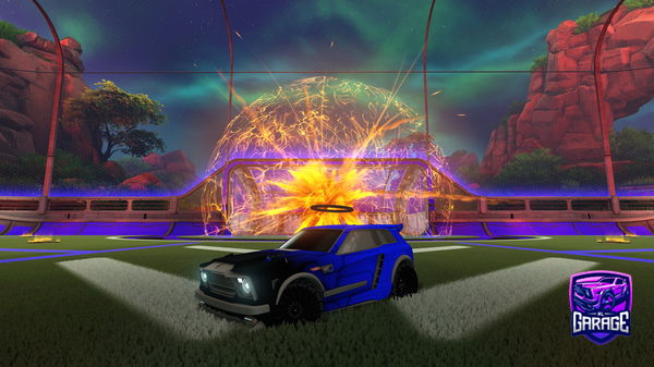 A Rocket League car design from blvto