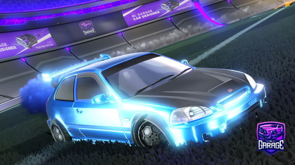 A Rocket League car design from Ldog326