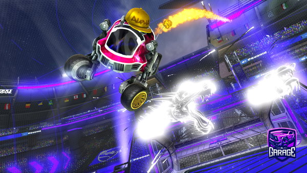 A Rocket League car design from bennyboyaggie