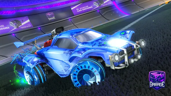 A Rocket League car design from Crazyfeet44