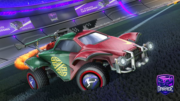 A Rocket League car design from oke772