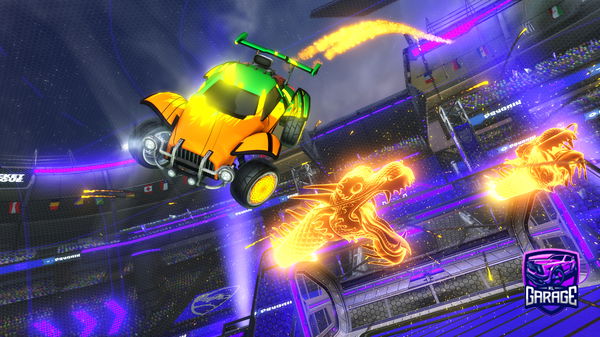 A Rocket League car design from Zambik