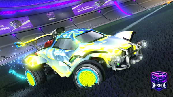 A Rocket League car design from hermaza